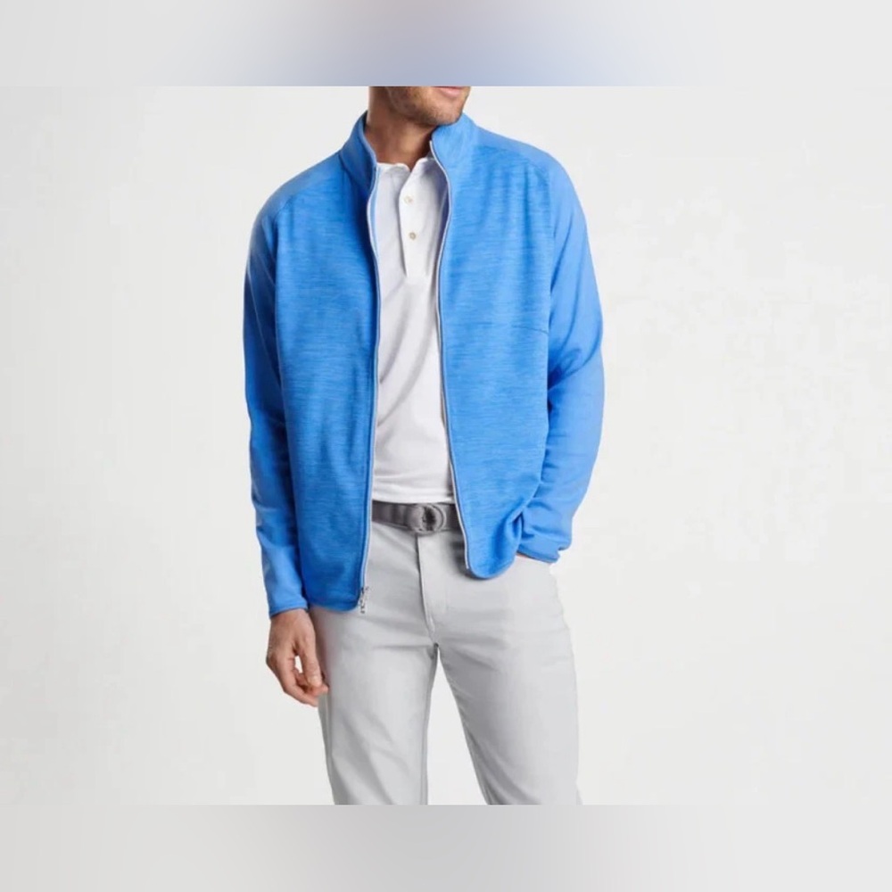 Peter Millar Liberty Blue Vista Hybrid Full-Zip Jacket Size 2XL NWT - Picture 6 of 8